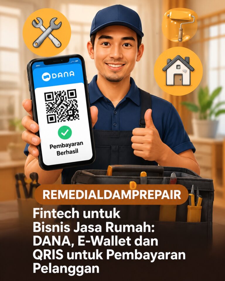 Fintech untuk Bisnis Jasa Rumah: DANA, E-Wallet dan QRIS untuk Pembayaran Pelanggan
